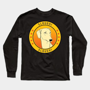 Sloughi Dog Portrait Long Sleeve T-Shirt